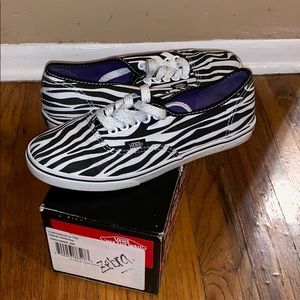 Zebra Authentic Lo Pro Vans